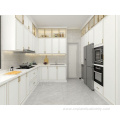Custom Plywood Melamine Flat Pack White Kitchen Cabinet